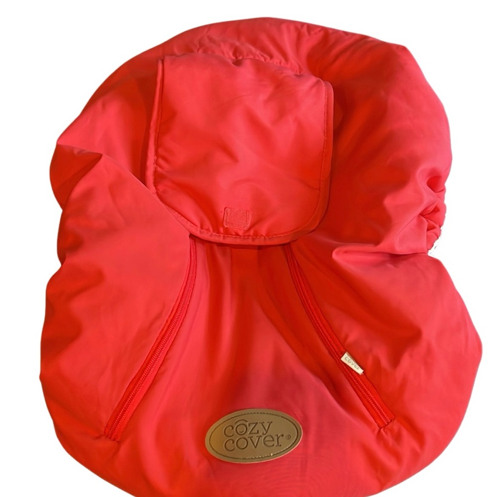 Cozy Cover Coral/Pink Infant Car Seat Cover